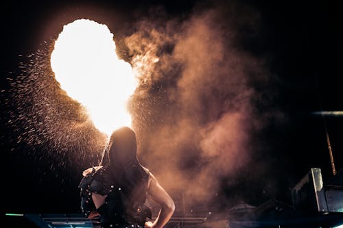 Imagine de stoc gratuită din artist stradal, explozie, foc