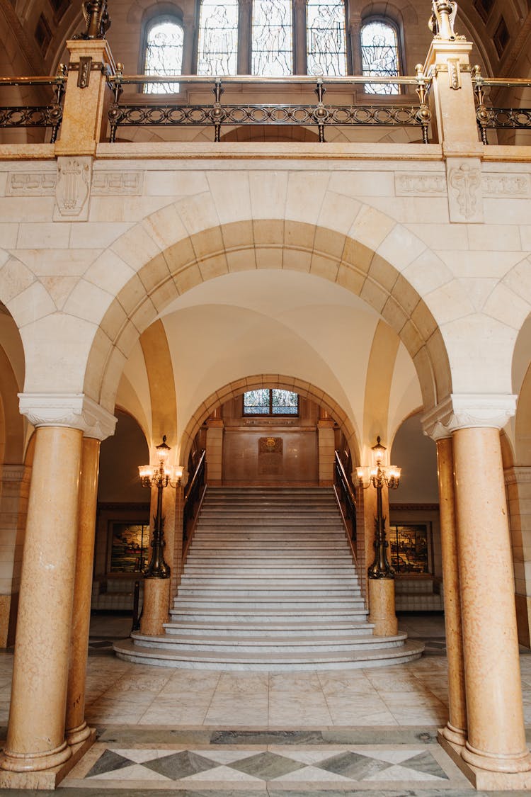 An Elegant Grand Staircase