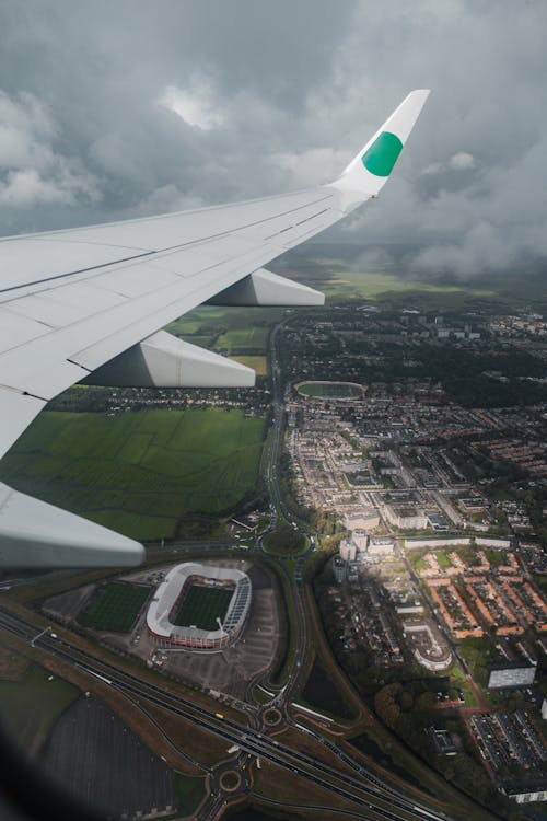 A View of the Beautiful City from the Window Plane