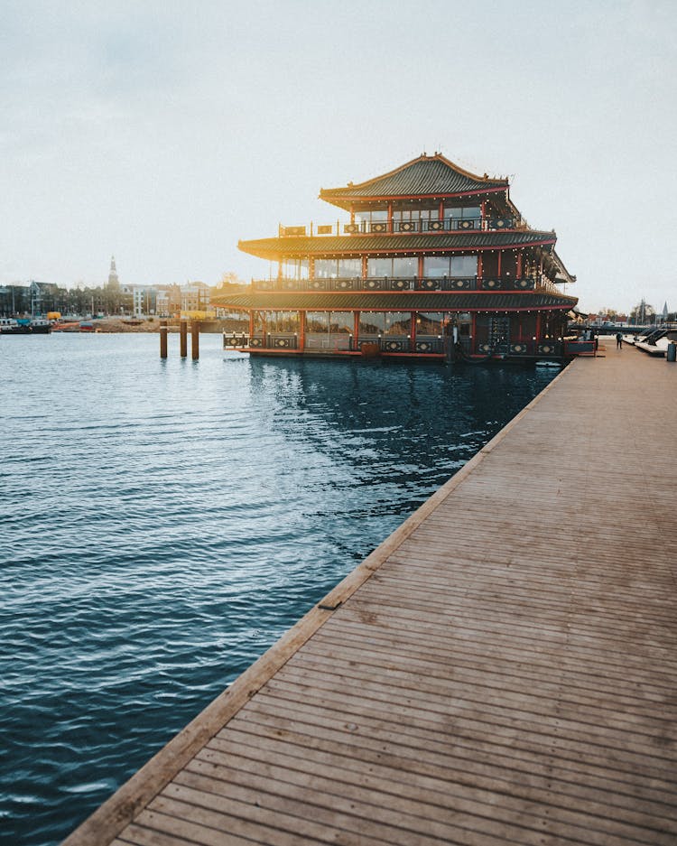 Sea Palace Restaurant Near The Wooden Dock