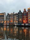 Apartment Buildings Near a Canal