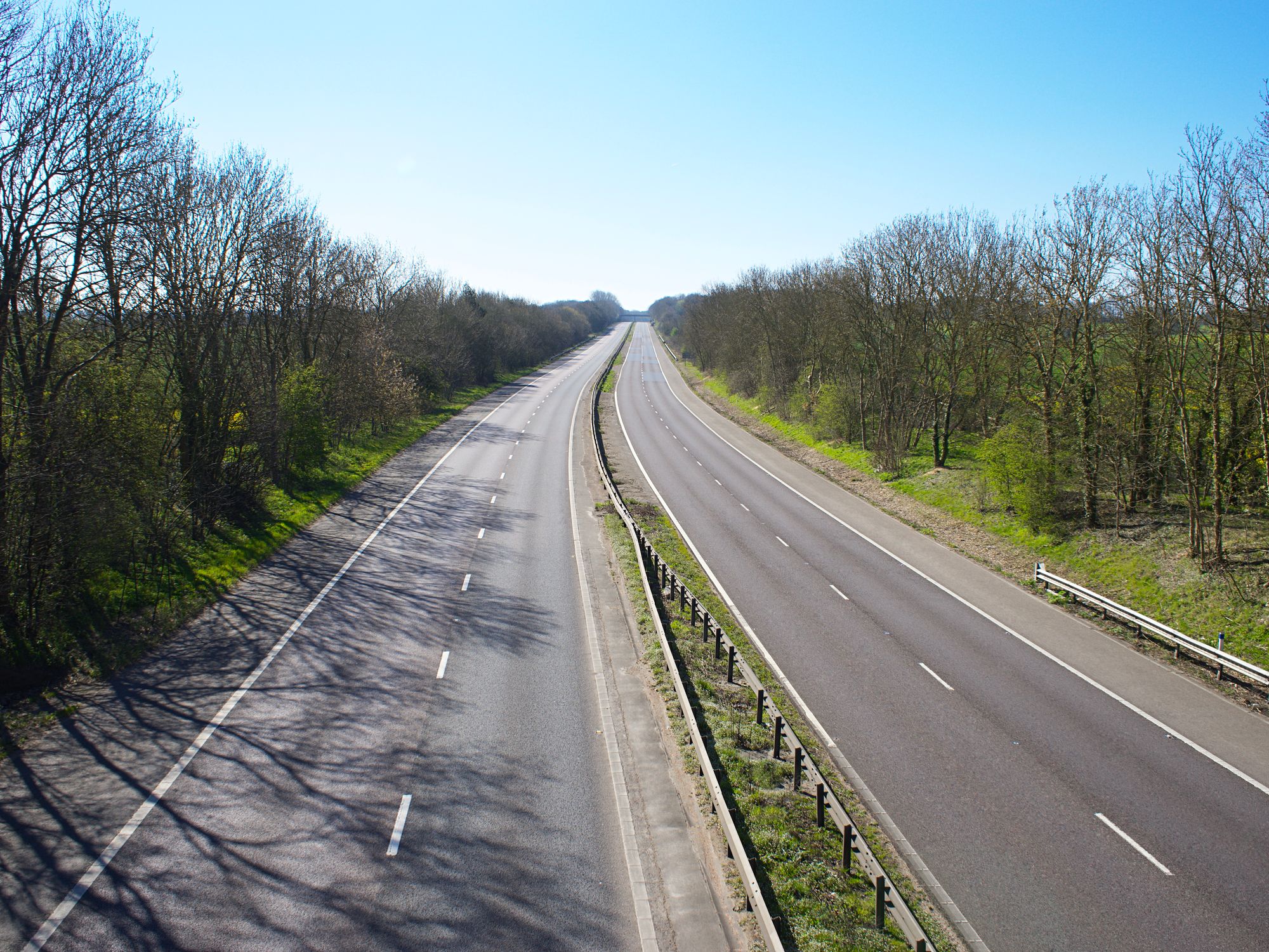 Removals from Grays to London — removal lorry travelling the motorway on a long-distance move