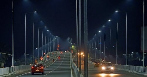 Free stock photo of night, road