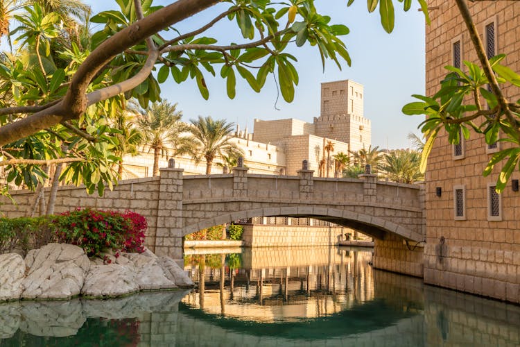 Scenic View Of A Bridge Over The Canals