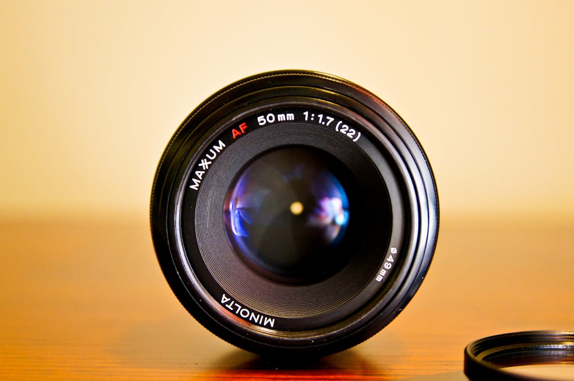 бесплатная Черный круглый объектив камеры Стоковое фото