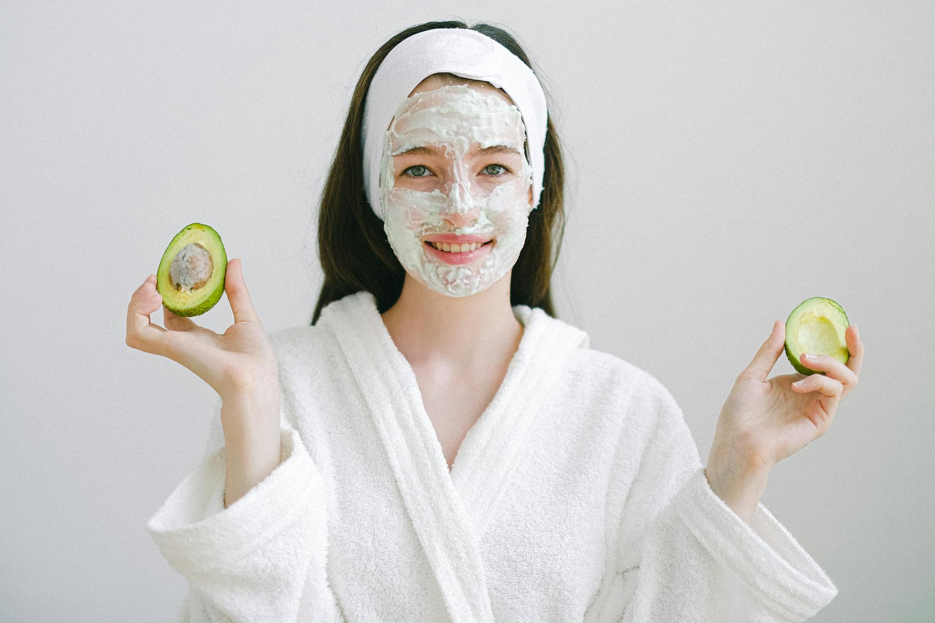 Avocado Mask Application