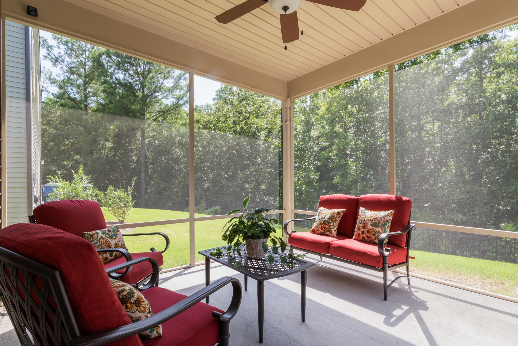 Outdoor patio landscaping