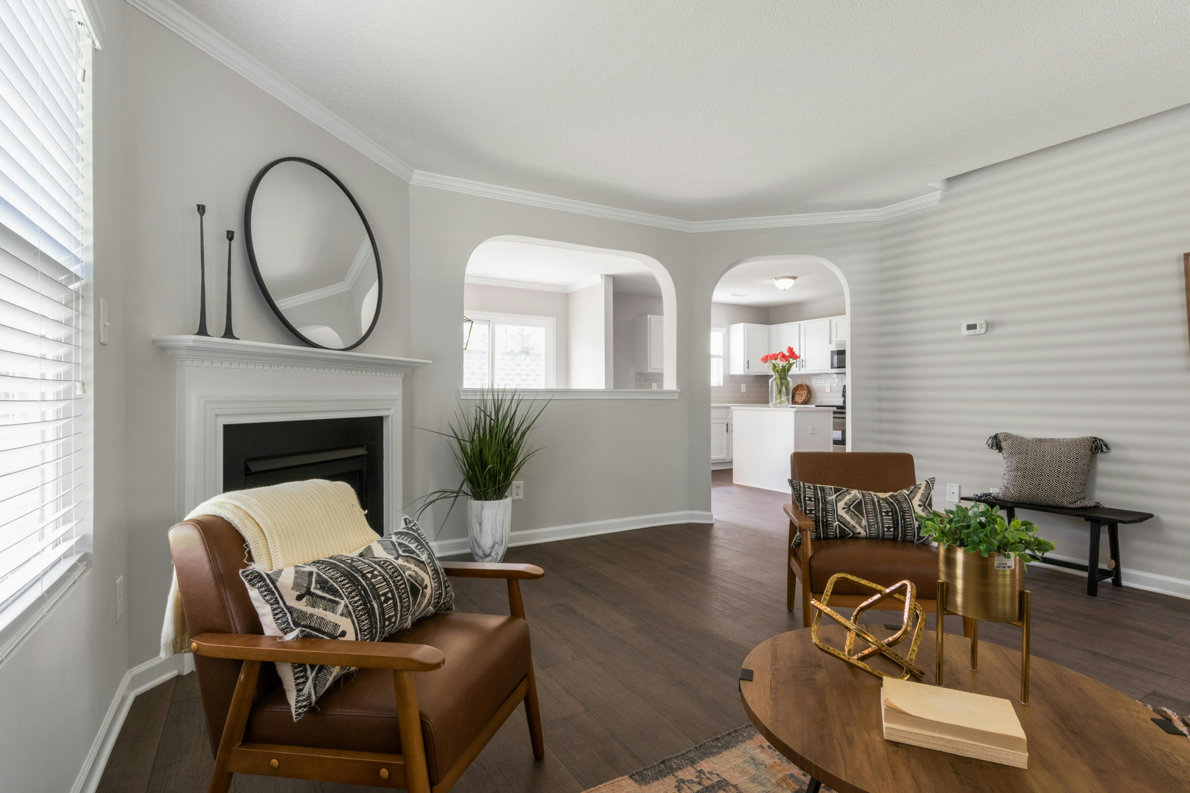 Brown Chairs in a Living Room · Free Stock Photo