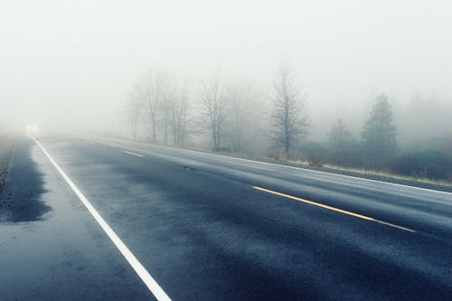 Δωρεάν στοκ φωτογραφιών με δρόμος, ομίχλη, ομιχλώδης