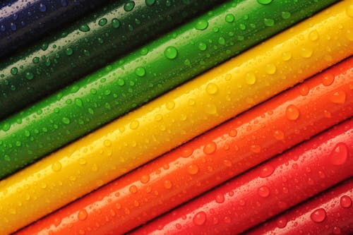 Free Color Red Blue Green Pink Orange and Yellow Stock Photo