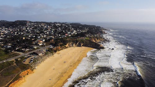 Drone Photo of a Coast