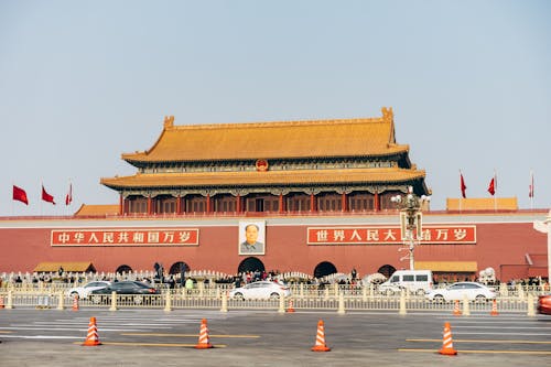 arabalar, bina, Çin içeren Ücretsiz stok fotoğraf