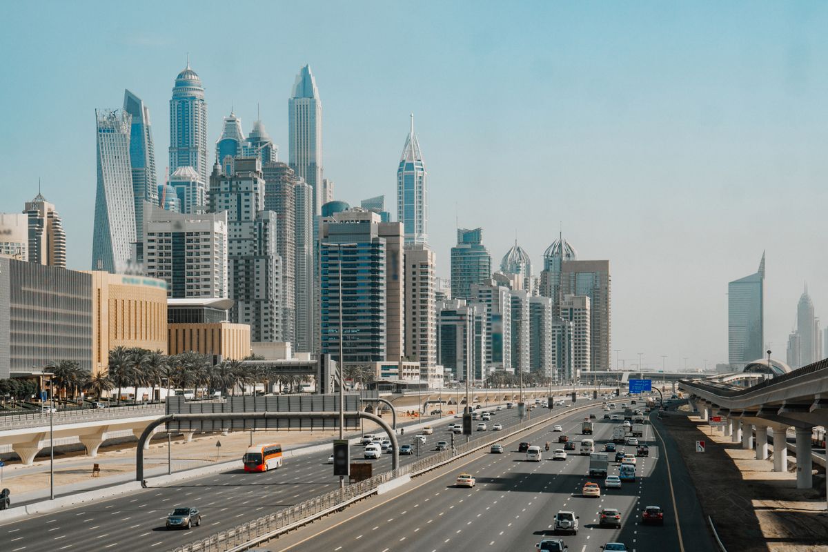 Aerial view of Dubai, the market The Meta Future grows ecommerce brands in