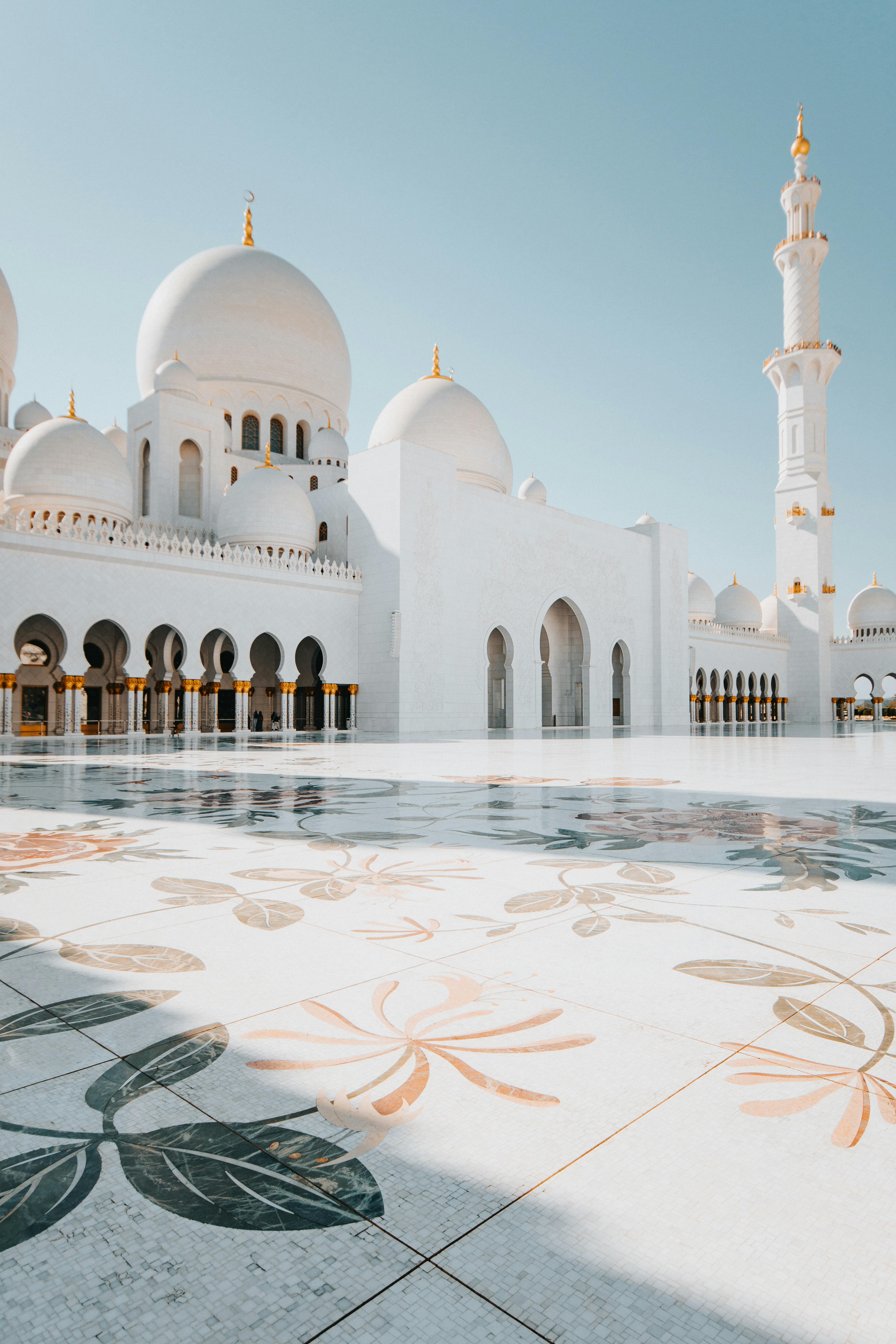 Religious Sheikh Zayed Grand Mosque HD Wallpaper