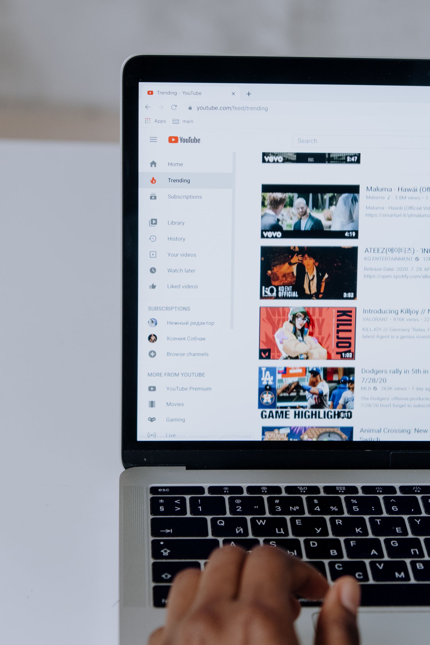 Creator planning digital content at a desk