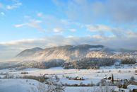 Mountains Landscape in Winter