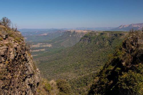 Free Breathtaking view of the landscape from God's Window in Graskop, South Africa. Stock Photo