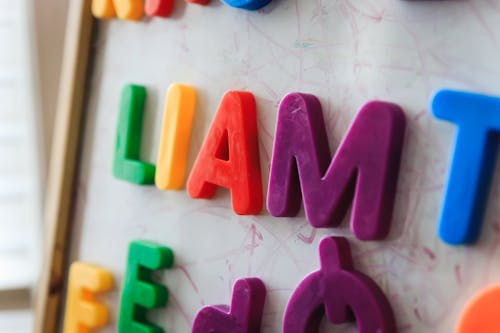 Magnetic Letters on a Whiteboard