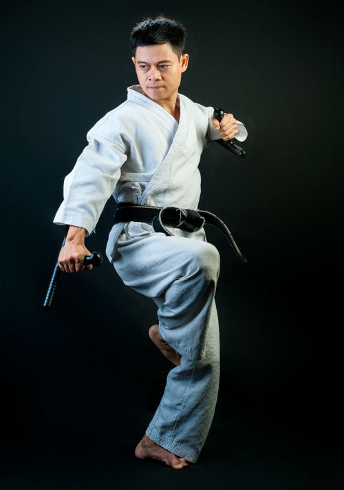 Free stock photo of gi, karate, man Stock Photo