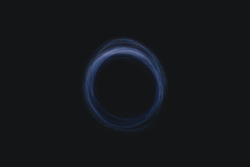 Free stock photo of black, blue, circle