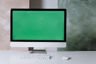 Silver Imac on White Table