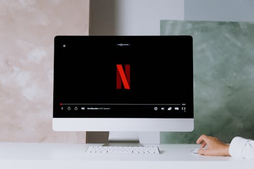 iMac 電腦, netflix公司, 互聯網 的 免费素材图片