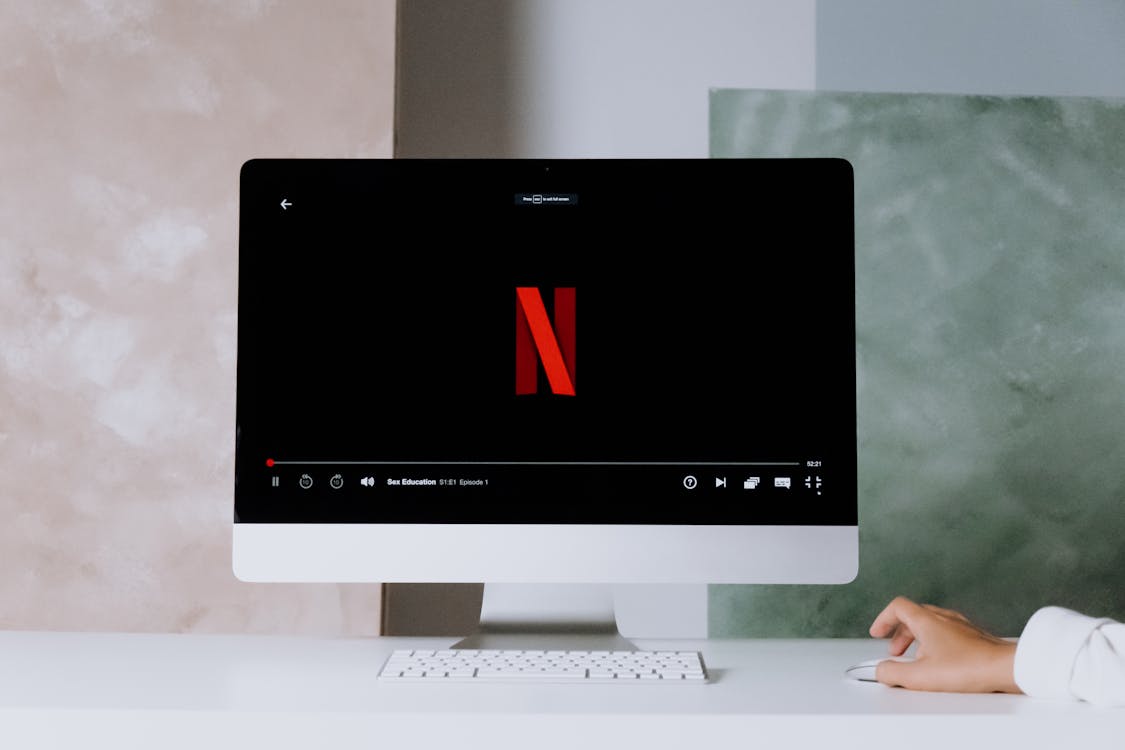 Netflix auf einem iMac