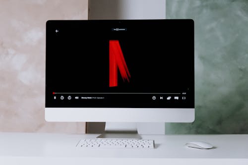 iMac 電腦, netflix公司, 互聯網 的 免费素材图片