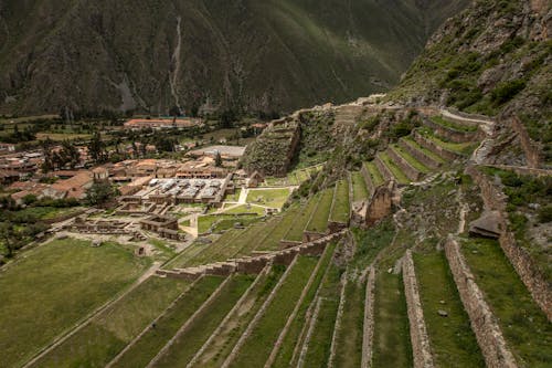 Free The Sacred Valley of Andean Highlands Peru Stock Photo