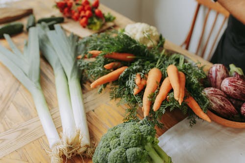 Gratis Immagine gratuita di broccoli, carote, cibo Foto a disposizione