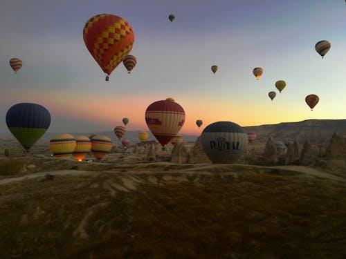 Free Бесплатное стоковое фото с гёреме, горячие воздушные шары, живописный Stock Photo