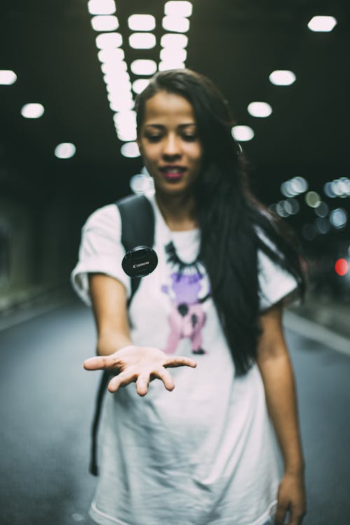 Girl Spreading Her Palm