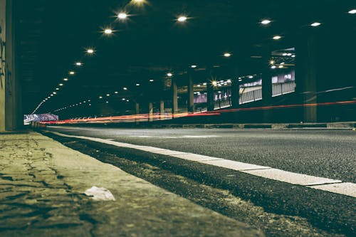 Landscape Photo of the Road and Lights