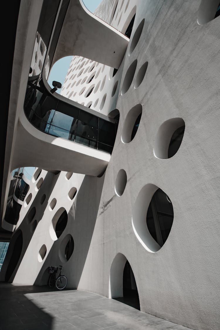 Holes As Exterior Design Of A Building