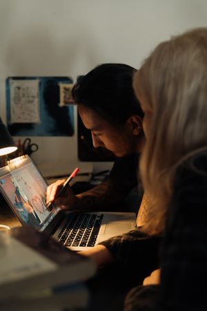 Two people working together in a studio — cottonbro studio on Pexels
