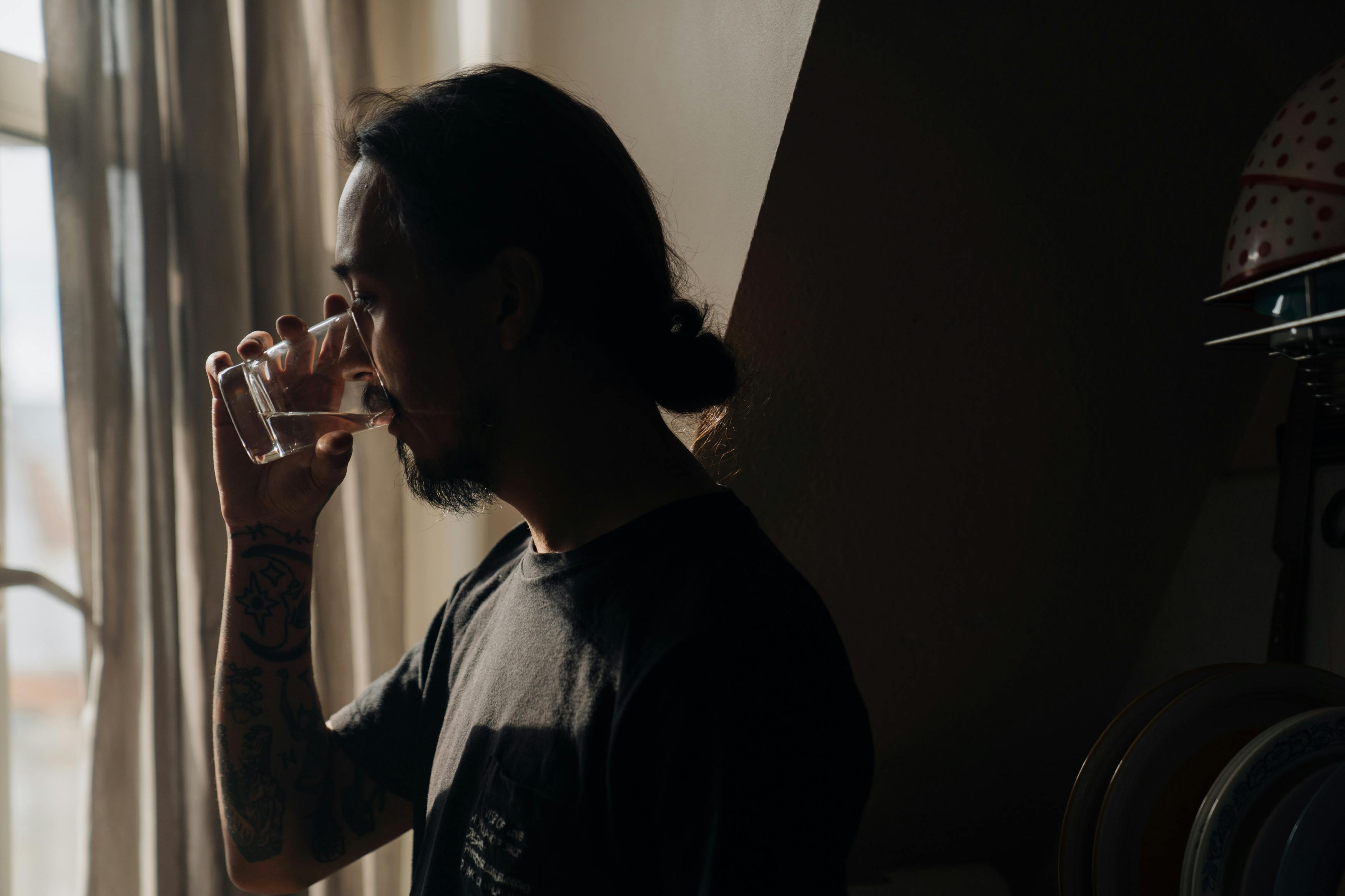 water glass candid lifestyle lifestyle photo 2