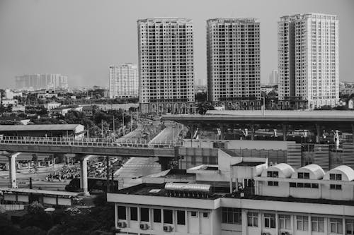 Základová fotografie zdarma na téma architektura, budovy, černý a bílý