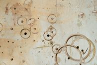 White and Brown Abstract Painting