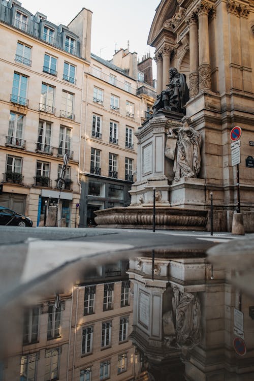 Free The Statue of Moliere in Paris France Stock Photo