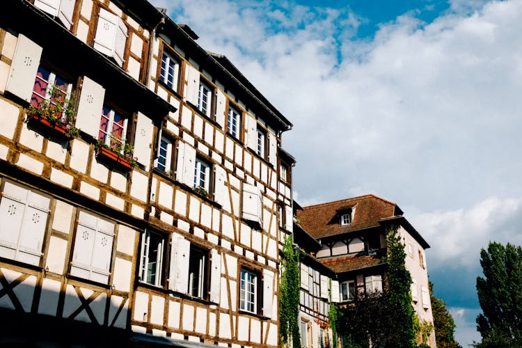 Aged Residential Half Timbered House