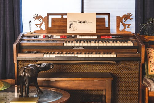 An Old Wooden Keyboard Instrument