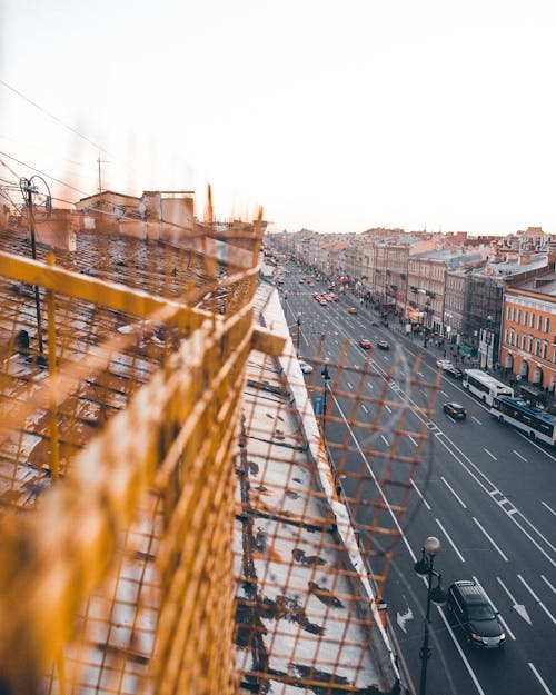 Fotobanka s bezplatnými fotkami na tému architektúra, asfalt, autá