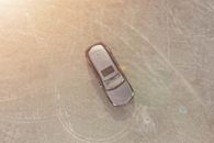 A Car in an Open Space