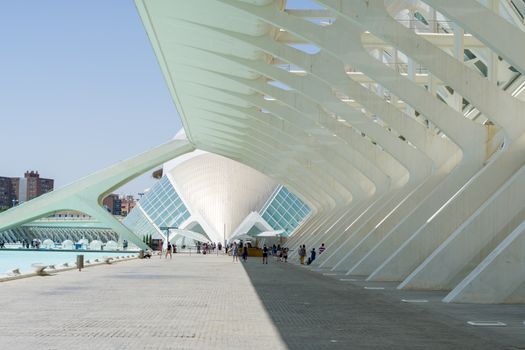 People at the City of Arts and Sciences