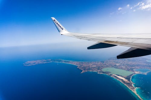 Free An Airplane Wing Stock Photo
