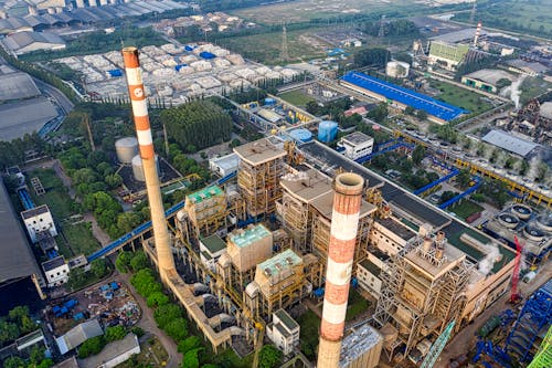 Aerial Photo of an Industrial Area