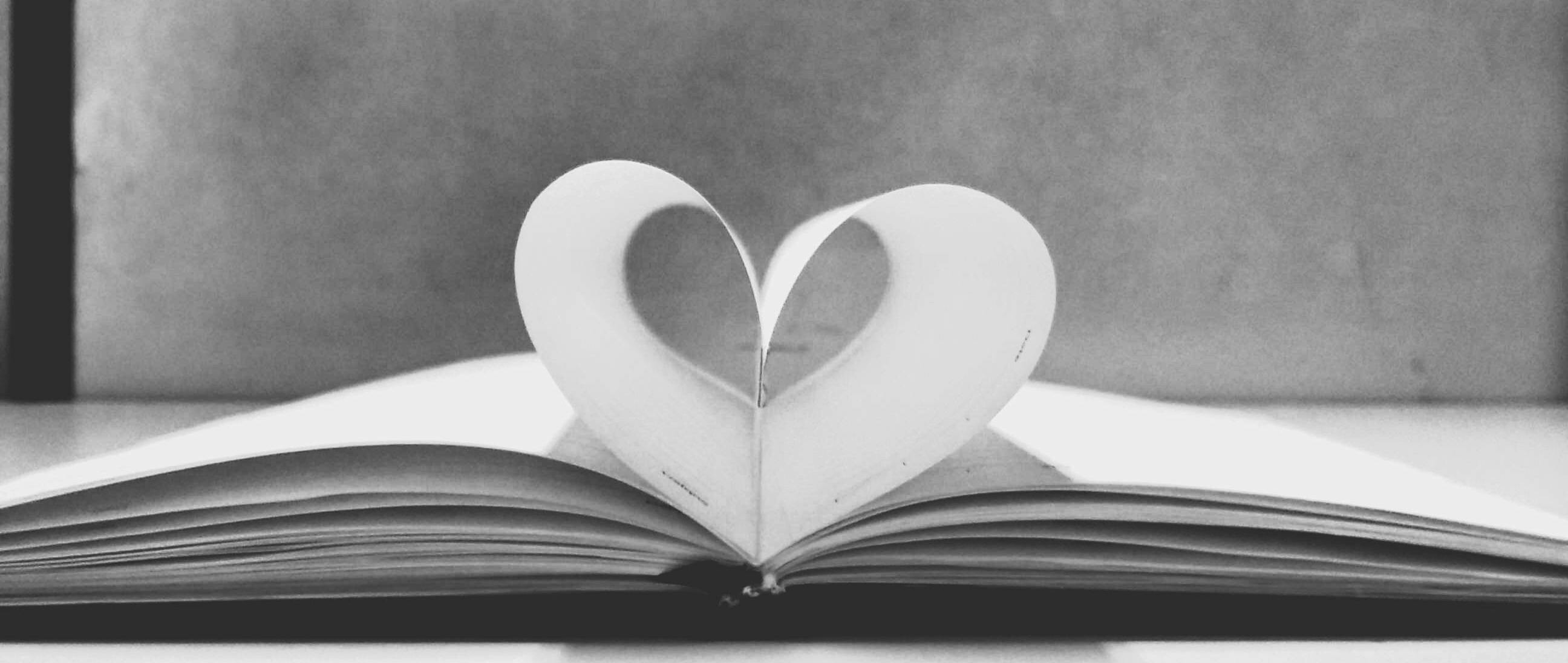 Free stock photo of #love#blacknwhite#book#night