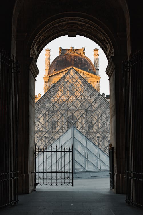 The Arch Entrance of Louvre Museum