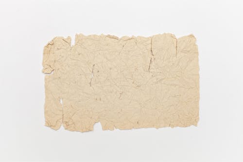 Free Brown Crumpled Paper Stock Photo