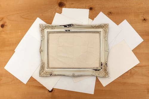Blank Papers and a Frame